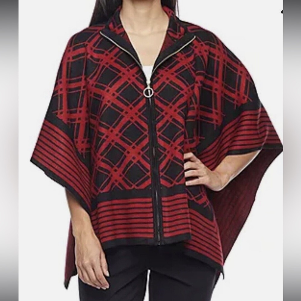 Black Label Red and Black Women's Jacket. NWOT.